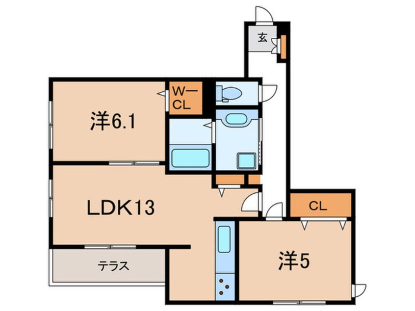 間取図 アークコート