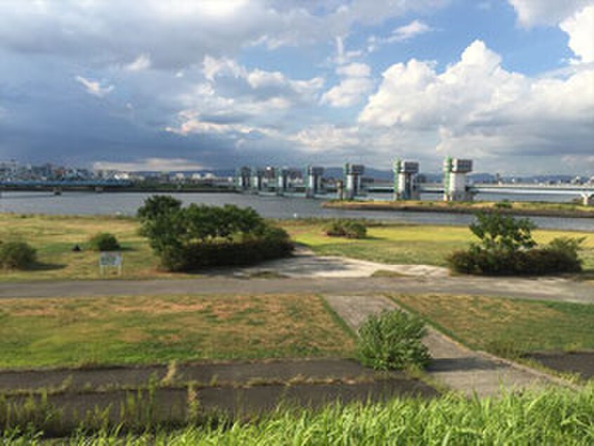 淀川河川公園(公園)まで162m メゾン大淀