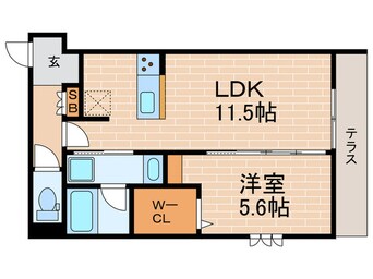 間取図 Le Ciel Clair Shukugawa