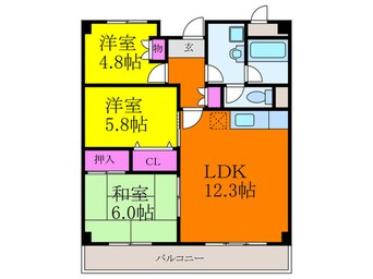 間取図 ルミエールしみず