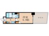 ａｔｔｒｉｃｅ太秦天神川 1Kの間取り