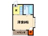 RIZE　ONE　長岡京 1Kの間取り