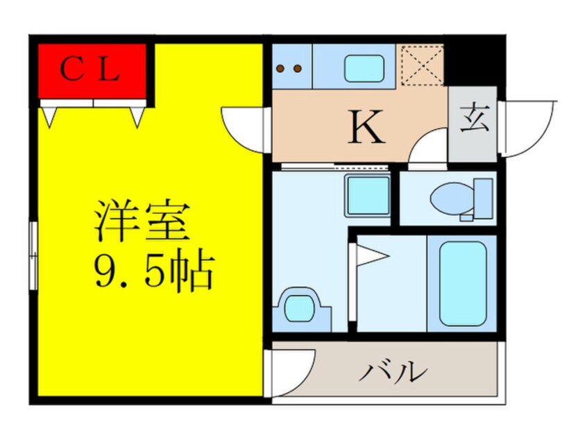 間取図 フジパレス豊里Ⅵ番館