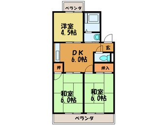 間取図 ロイヤルハイツ