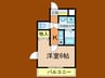 ビッグフォレスト兵庫 1Kの間取り
