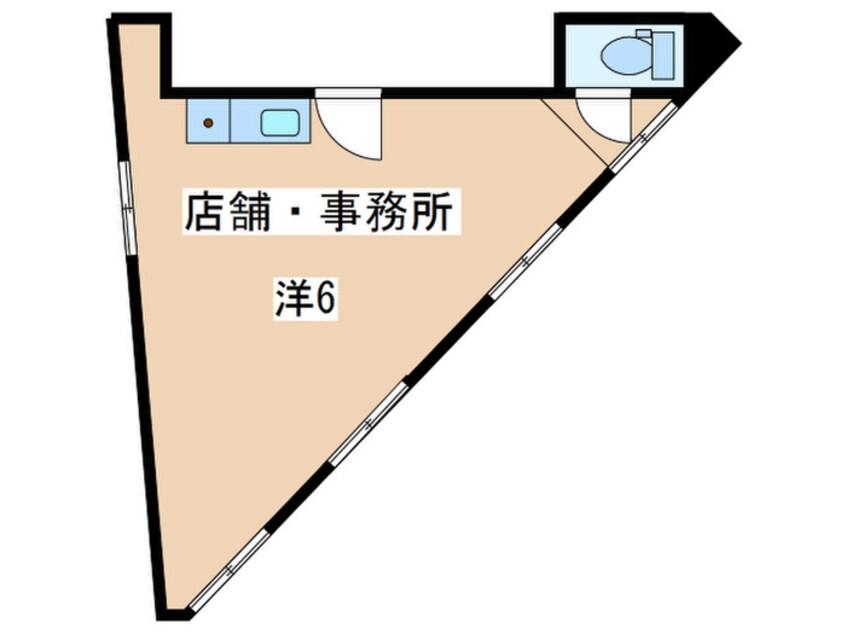 間取図 上六サイドビル