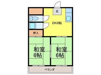 間取図 ジョイフリ－富士