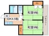ジョイフリ－富士 2DKの間取り