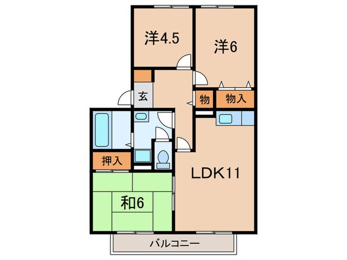 間取り図 フレマリールパーク瑞穂