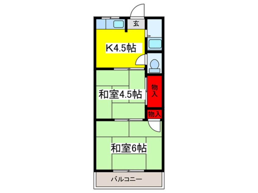 間取図 大宮マンション(301)