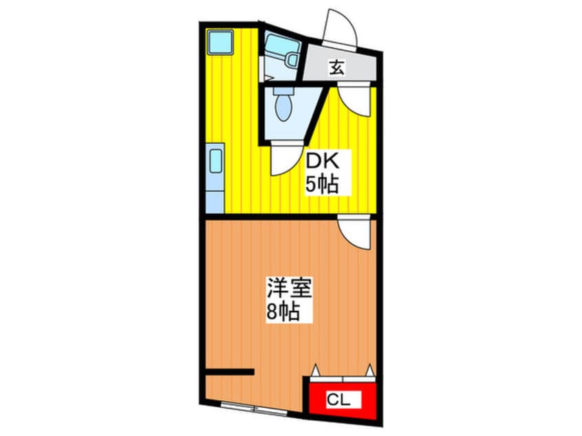 間取図 ヴィラナリ－大和田