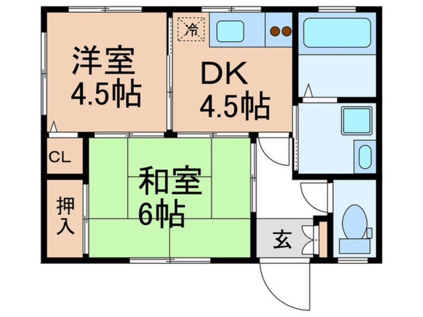 間取図 マリンコ－ト須磨海浜