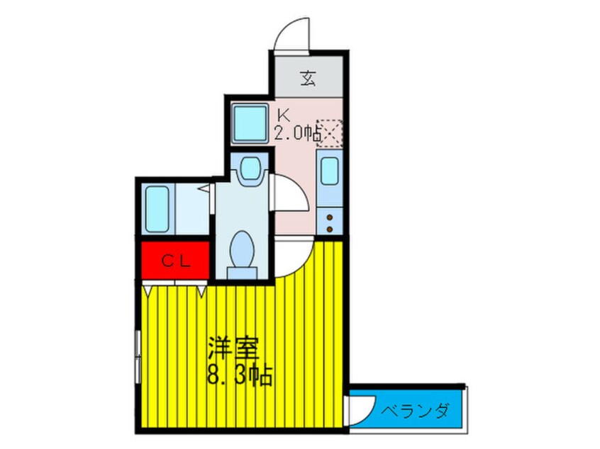 間取図 ロイヤルハイツ今市