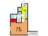 ロイヤルハイツ今市 1Kの間取り