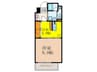 ベリ－モンテ新大阪 1DKの間取り