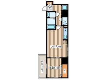 間取図 I Cube 恵美須