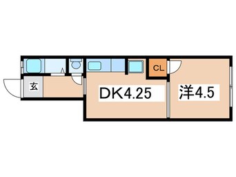 間取図 BAU阿倍野