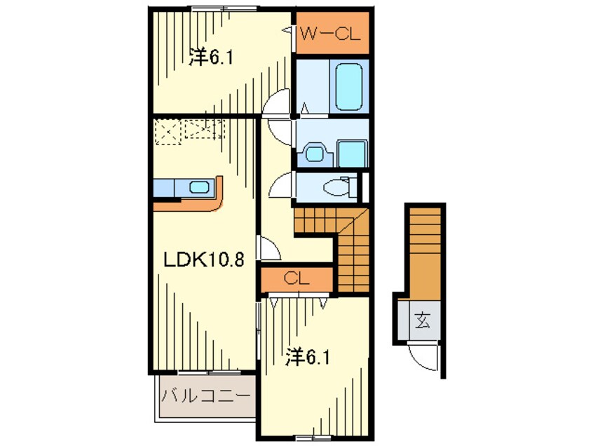 間取図 ユニヴェ－ル