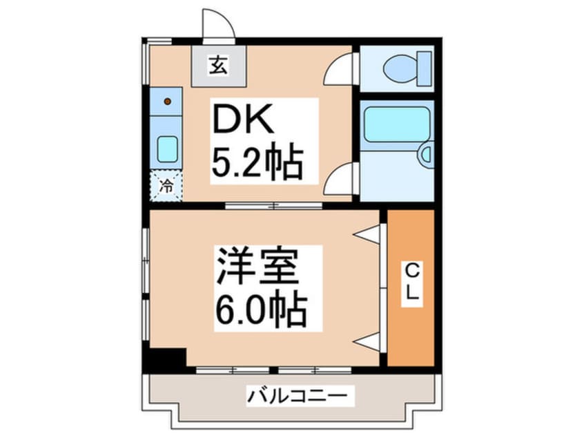 間取図 タウンコートこだま1