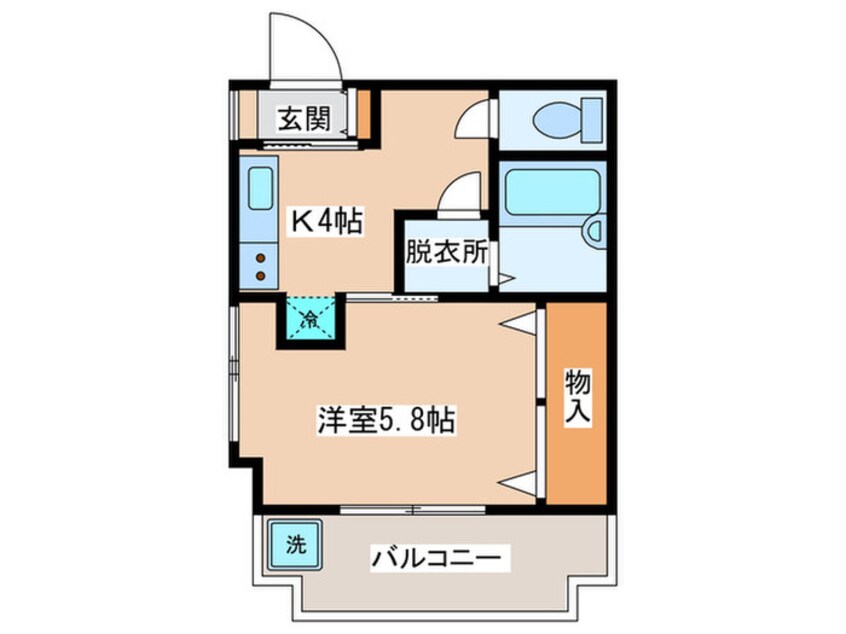 間取図 タウンコートこだま1