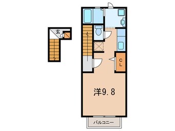 間取図 プリマベ－ラ森友