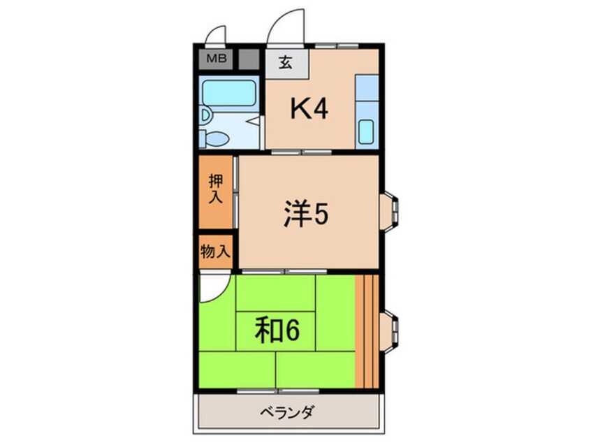 間取図 コ－ポいずみ