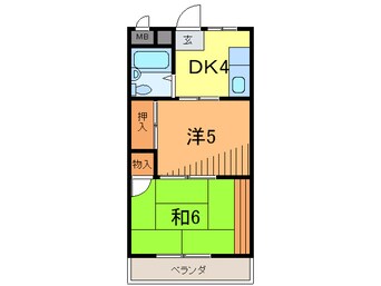 間取図 コ－ポいずみ