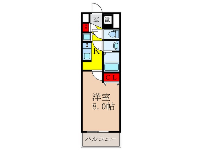 間取り図 ｱﾄﾞﾊﾞﾝｽ新大阪CityLifeⅡ(503)