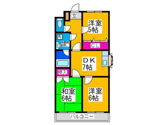 間取図 ハイツあかしあ1号館