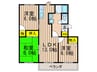 エクセル平井Ｂ棟 3LDKの間取り