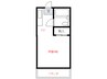 三宅マンション 1Kの間取り
