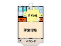 三宅マンションの間取図