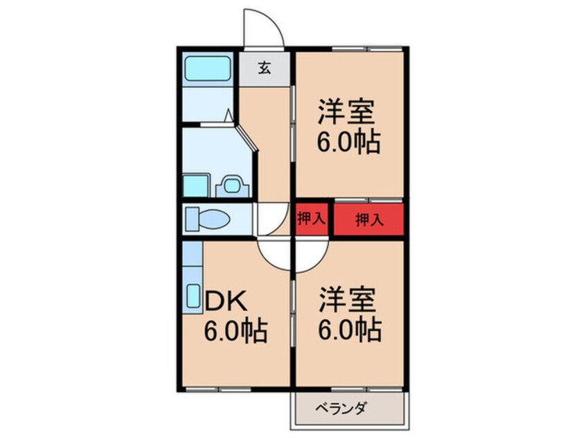 間取図 ヴィラシャルム