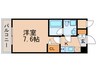 メゾンキコー難波南 1Kの間取り