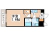 メゾンキコー難波南 1Kの間取り