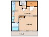 箕面グリーンハイツⅠ(GF8) 1LDKの間取り