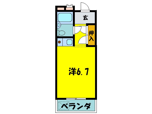 間取り図 タ－ニングハイツ