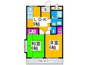 ハイツあかしあ2号館の間取図