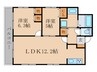 ＬＵＸＥ中書島 2LDKの間取り