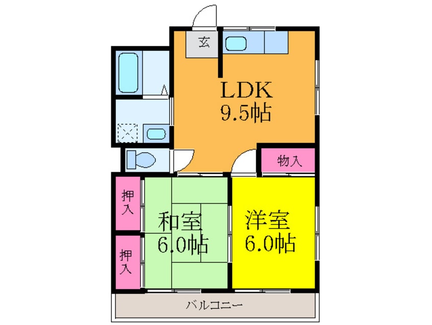 間取図 山野ハイツ