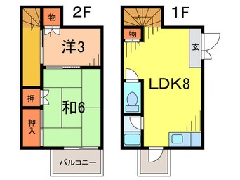 間取図 デランテ宝塚