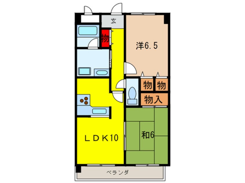 間取図 グランエスポワール上が原