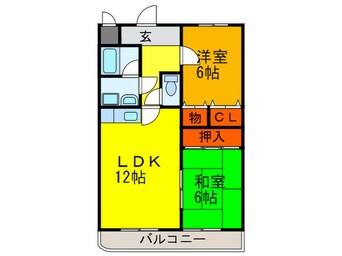 間取図 シャルマンシェソワ