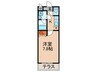 フジパレス　ヴィオレ 1Kの間取り