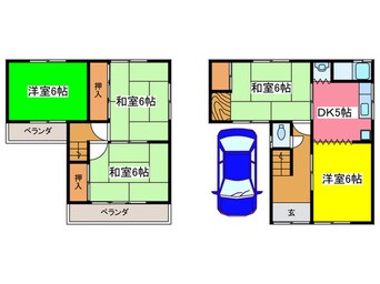 間取図 岸和田市松風町戸建