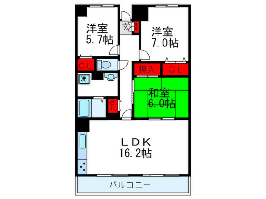 間取図 アーバンパーク緑地公園