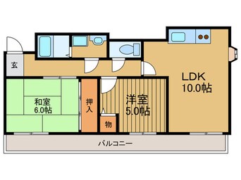 間取図 コンチネンタル鶴見