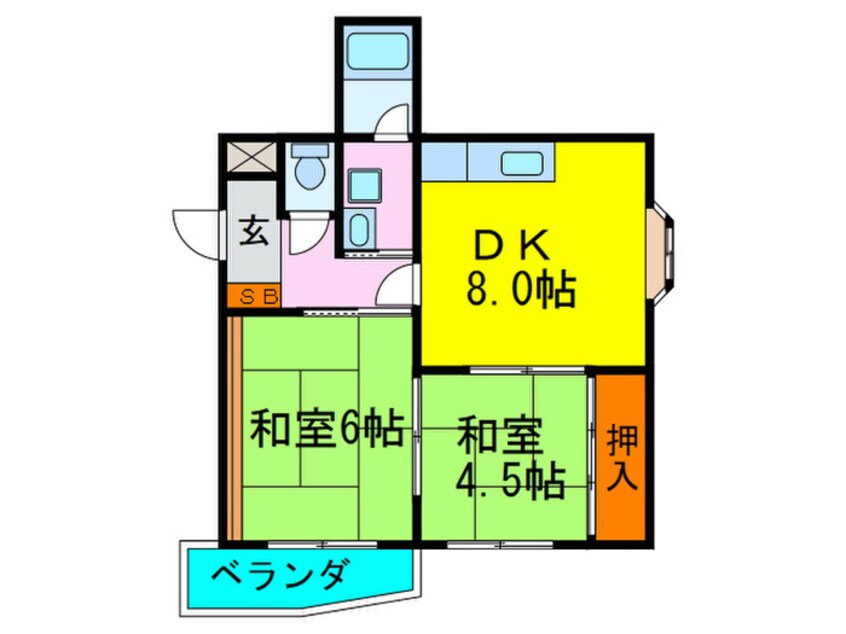 間取図 富尾ビル