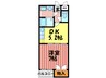 ＰＩＮＯ　ＥＡＳＴ 1DKの間取り