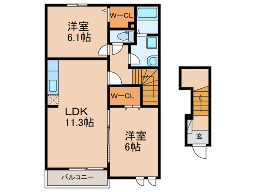 間取図 グラン・アルモニー